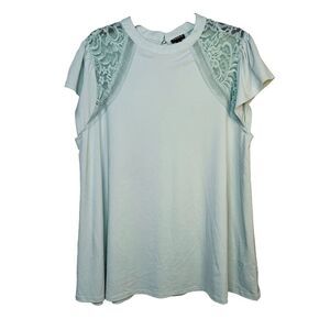 Torrid Shirt Blouse Women's Plus Size 3 Mint‎ Green Sleeveless  Blouse